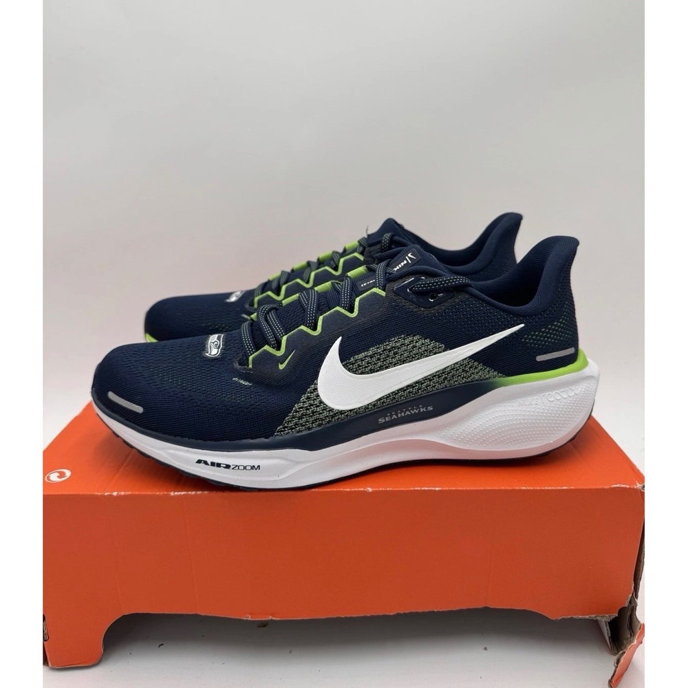 Nike Air Zoom Pegasus 41 Seattle Seahawks Shoes FZ5096-400 Mens Size 9 New